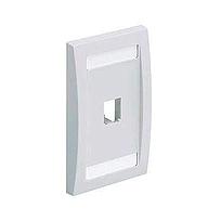PANDUIT Mini-Com® Placa frontal vertical de una salida - CFPE1WHY