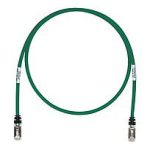 Copper Patch Cord, Cat 6A, Green S/FTP C