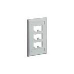PANDUIT PanNet Placa frontal, Seis Módulos Mini-Com, Hueso - CFPL6IWY