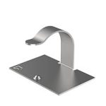 Cord Clip, Metal Adh.,  .25" (6.4mm) Bun