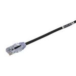 PANDUIT Cable de conexión UTP, Categoría 6, 28 AWG, Enchufes modulares TX6, Negro - UTP28SP7BL