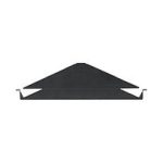 Patch Panel Cover Plate, Angled, black