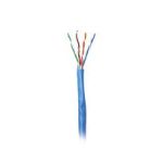Copper Cable, Cat 5e, 4-Pair, 24 AWG, UTP, CM, Blue, 1000ft/305m carton