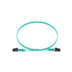 PANDUIT Cable de conexión de fibra dúplex, OM3, Riser, 7M, Aqua - FX2ERLNLNSNM007