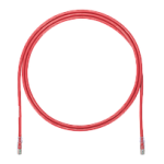 PANDUIT Cable de conexión UTP, Categoría 6, Enchufes modulares TX6 PLUS, Rojo - UTPSP5RDY