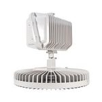 Vigilant High Bay, Circular, 18000 lumens, 144 Watts, 480V, Cool White, Clear Tempered Glass lens,