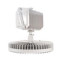 Vigilant High Bay, Circular, 18000 lumens, 144 Watts, 480V, Cool White, Clear Tempered Glass lens,