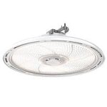 Luminario Led high bay 12,000/15,000/18,000 lúmenes 3500K/4000K/5000K 120-347V acabado blanco marca Lithonia Lighting.
