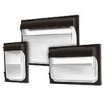 LED Wall Luminaire 600 - 2,950 lumens, 4000K, 120-277V, Textured dark bronze finish. Marca Lithonia lighting